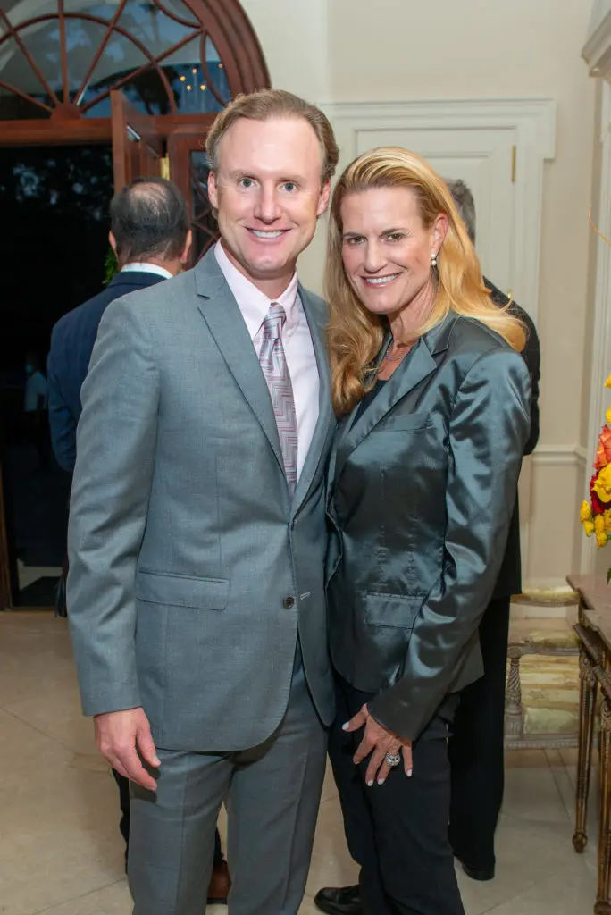 Tyler & Emily Van Houtan at The American Hospital of Paris Foundation dinner. (Photo by Jacob Power)
