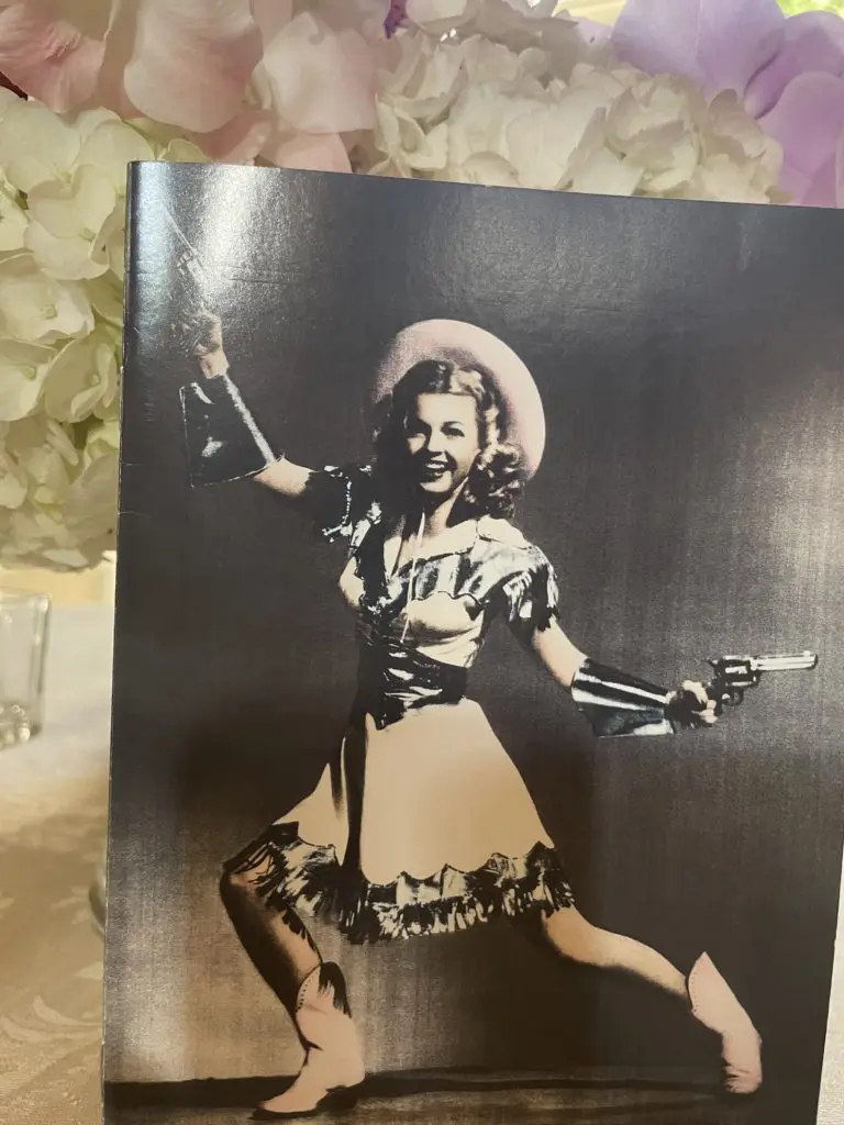 Dale Evans by renowned artist Bob "Daddy-O" Wade, featured at the 45th National Cowgirl Museum and Hall of Fame Induction Luncheon in Fort Worth, Texas