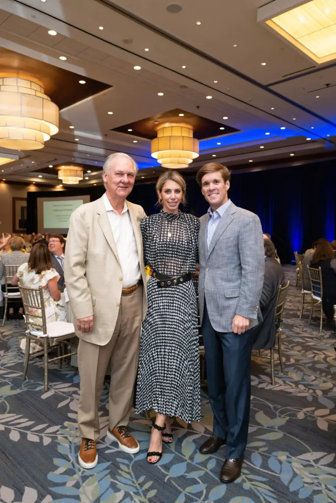 Gary & Elizabeth Kappler, Cullen Kappler at the CanCare 30th anniversary luncheon at the Westin Memorial City. (Photo by Daniel Ortiz)