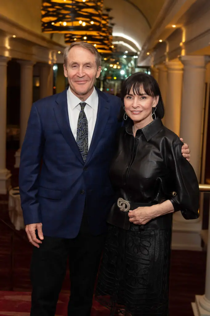 Grant Meldrum, Lynne Bentsen at Houston Grand Opera's 'An Evening with  Jonas Kaufman' (Photo by Courtesy of Houston Grand Opera)