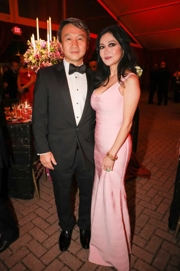 Hugh Zhang, Lulu Tan at the Houston Grand Opera opening night dinner following the production of Carmen. (Photo by Melissa Taylor)
