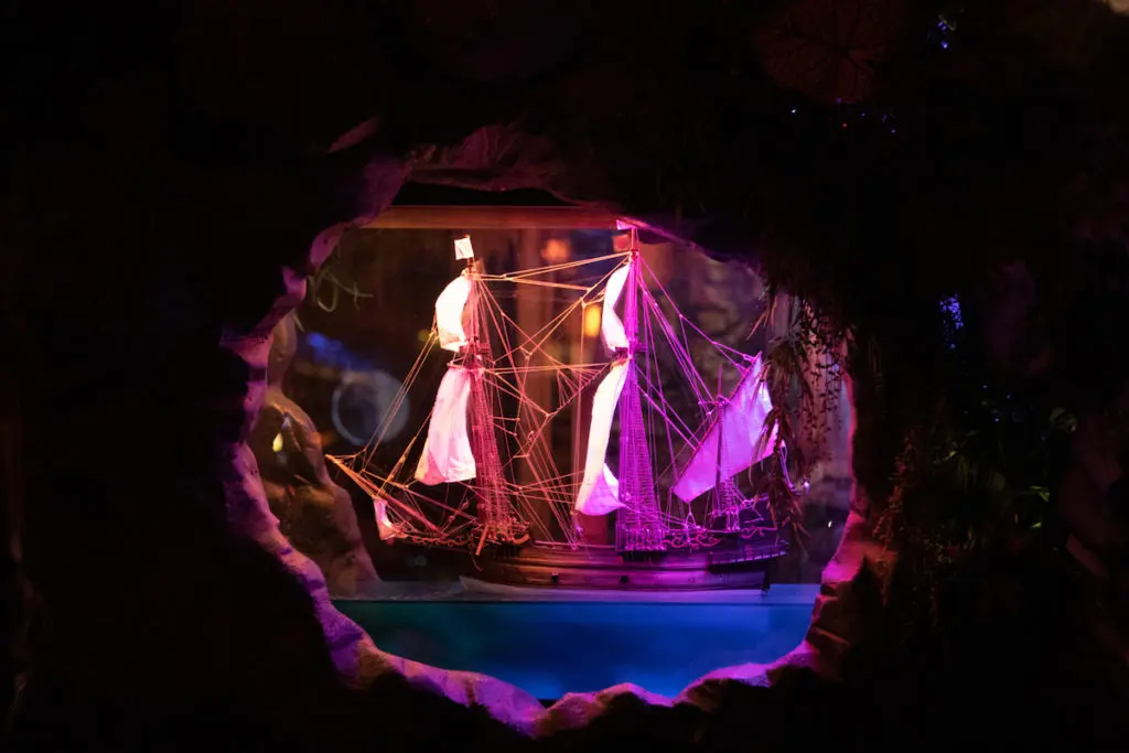 Inside the richly imagined world of Tiki Tatsu-Ya, brought to life by talented Austin artists. (photo by Jessica Attie)