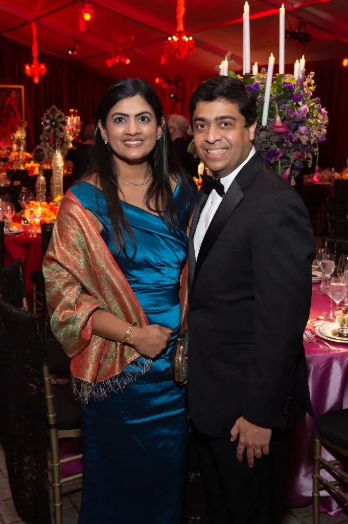 Drs. Ishwaria & Vivek Subbiah at the Houston Grand Opera opening night dinner following the production of Carmen. (Photo by Wilson Parish)