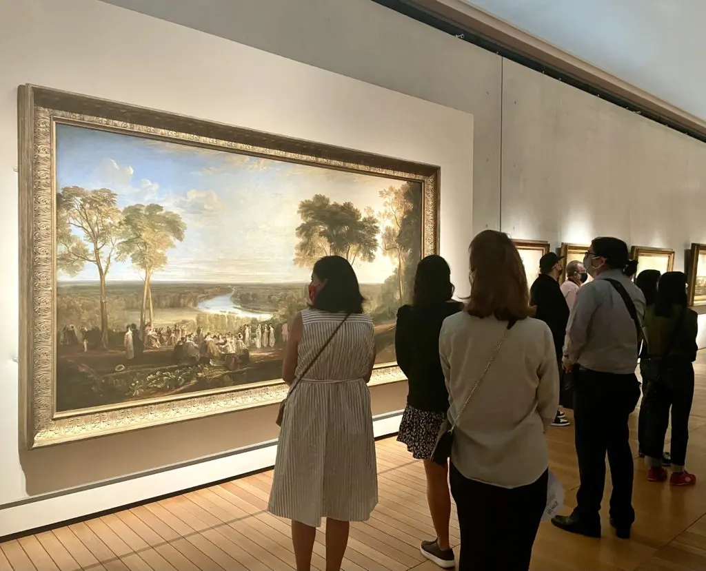 J. M. W. Turner exhibit - Turner's Modern World - media preview was held Wednesday. Photo by Courtney Dabney. 