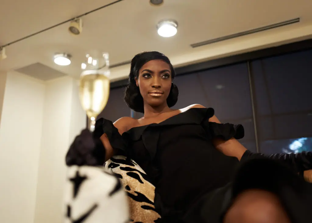 One of Ceron's Uber-glam models. (Photo by Jonathan Zizzo)