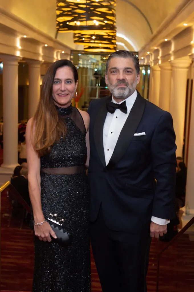 Marcia & Alfredo Vilas at the Houston Grand Opera opening night dinner following the production of Carmen. (Photo by Wilson Parish)