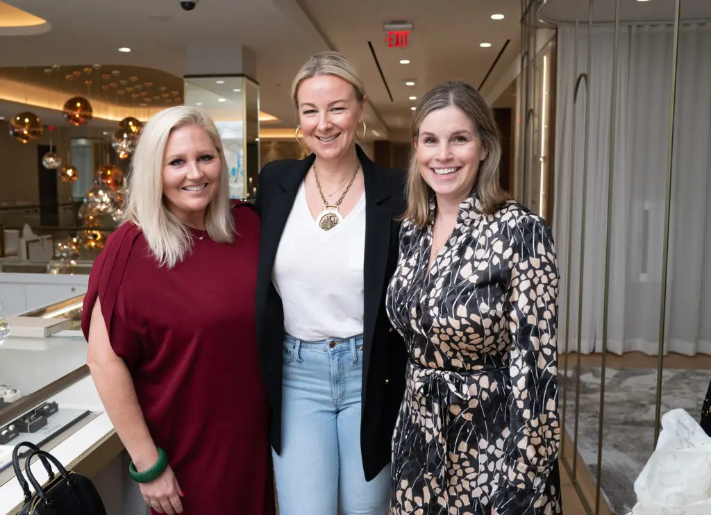 Meredith Chastang, Libby Cagle and a friend. (Photo by Daniel Ortiz)