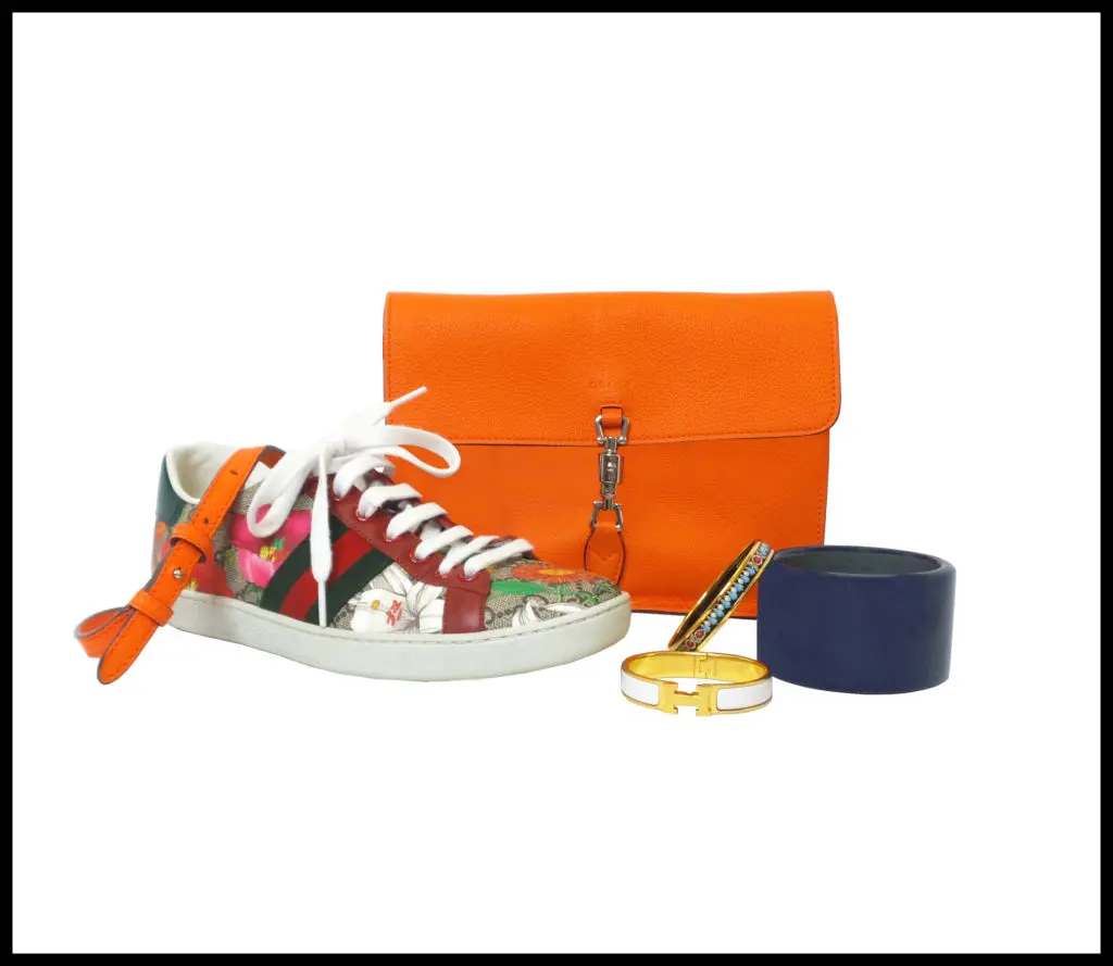 Designer shoes are popular with shoppers and consignors alike.