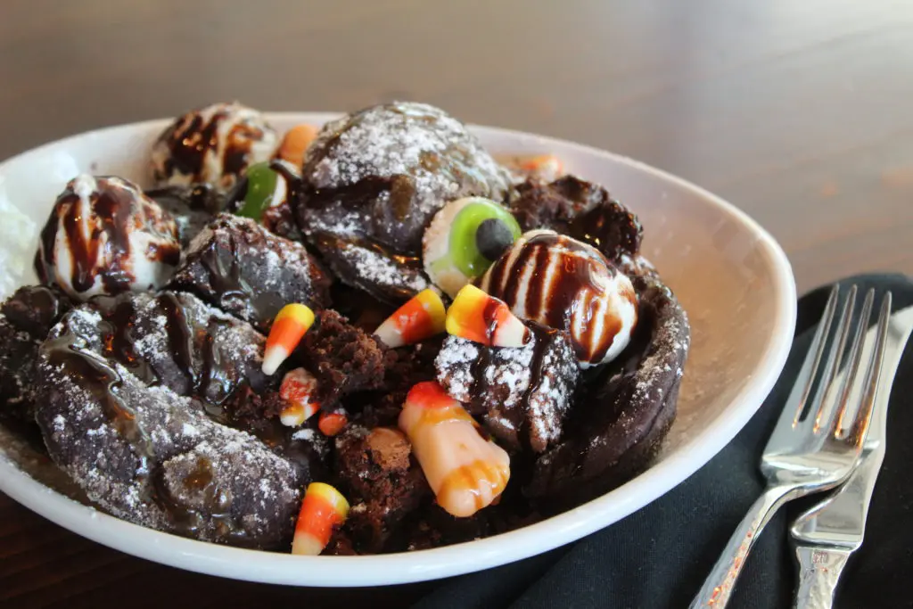 This Halloween, don't miss out on the Monster Mash dessert at Cafe Herrera.