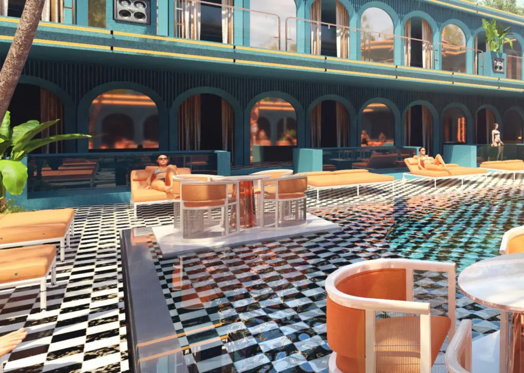Sekai Hospitality's Night and Day nightclub with include its own pool.