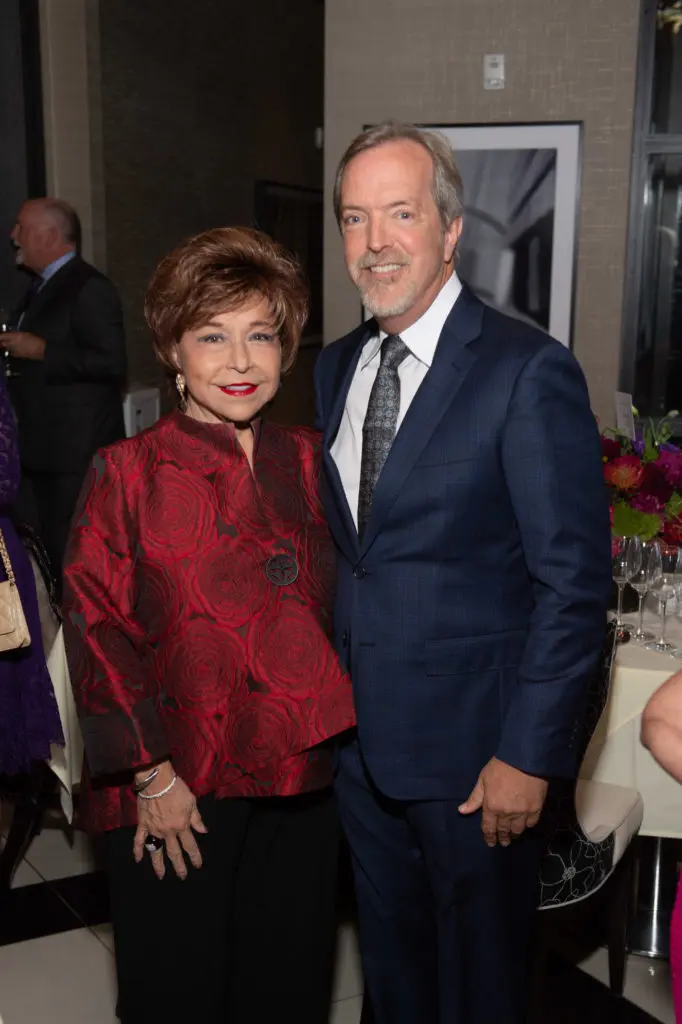 Trini Mendenhall, Philip Royalty at the AVDA annual dinner, held at Potente. (Photo by Wilson Parish)
