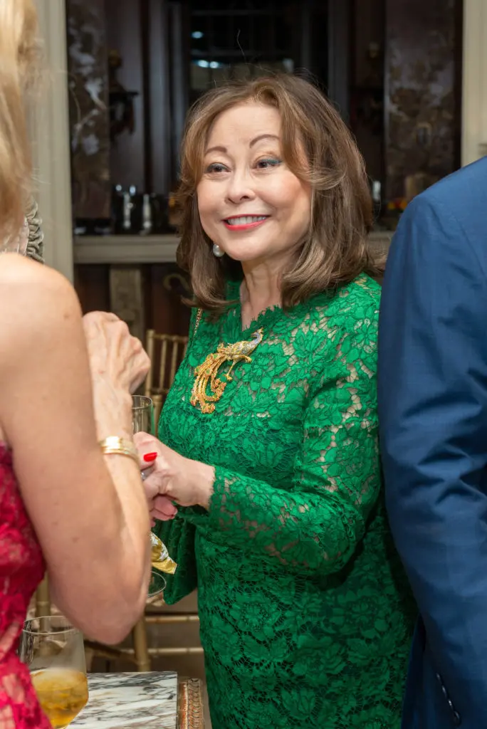 Rini Ziegler at The American Hospital of Paris Foundation dinner. (Photo by Jacob Power)
