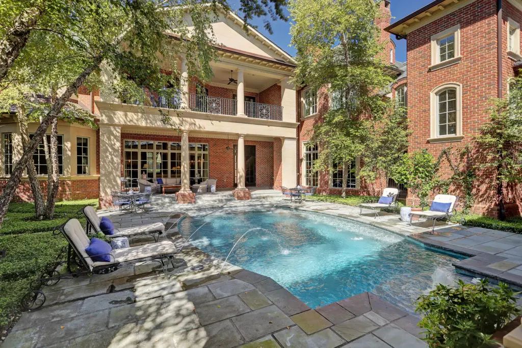 The 12,900 square foot mansion on River Oaks Boulevard, listed with Laura Sweeney of Compass, is priced at $17.5 million.