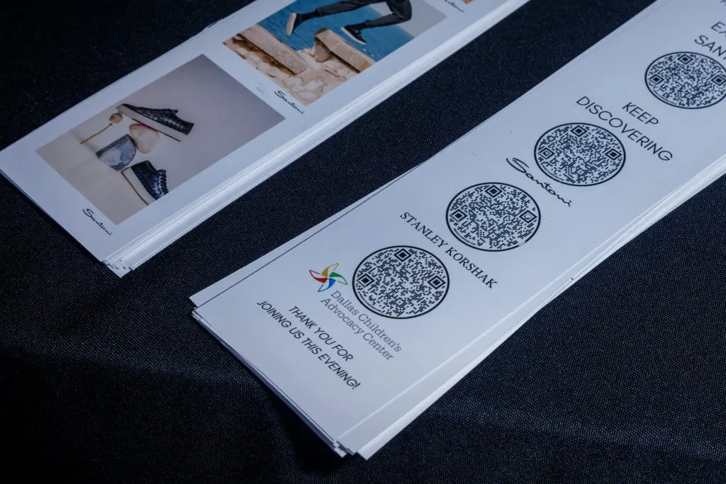Guests at Stanley Korshak were encouraged to virtually visit the showroom online after the event.