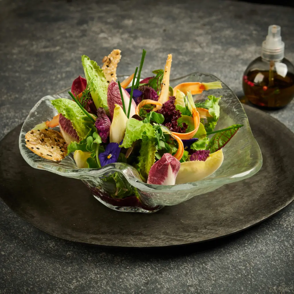 Ristorante Alba's Verdergreens salad, Hotel Granduca