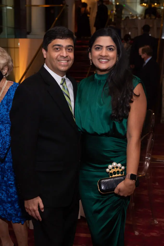 Drs. Vivek & Ishwaria Subbiah at 'An Evening with  Jonas Kaufmann' (Photo by Courtesy of Houston Grand Opera)