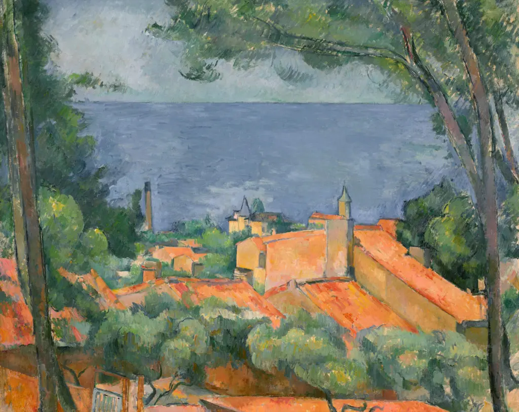 Paul Cézanne’s "L’Estaque aux
toits rouges," 1883-1885 (courtesy of Christie's)