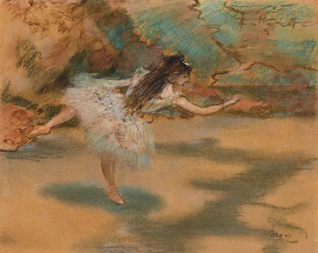Edgar Degas' "Danseuse sur une pointe," 1877 (courtesy of Christie's)