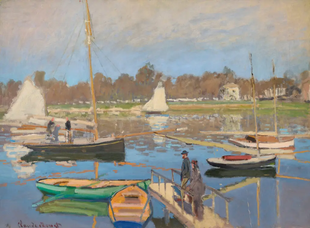 Claude Monet's "Le bassin d'Argenteuil," 1874. (courtesy of Christie's)