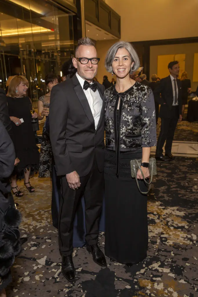 Paul Lewis, Kim Yao at the Rothko Chapel 50th anniversary celebration.  (Photo by Jenny Antill Clifton)