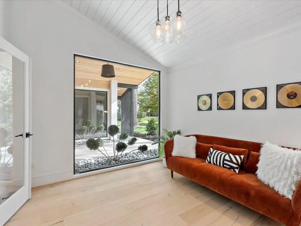 Four additional bedrooms, private study, a guest suite, and game room/media space to be used as desired complete the home.