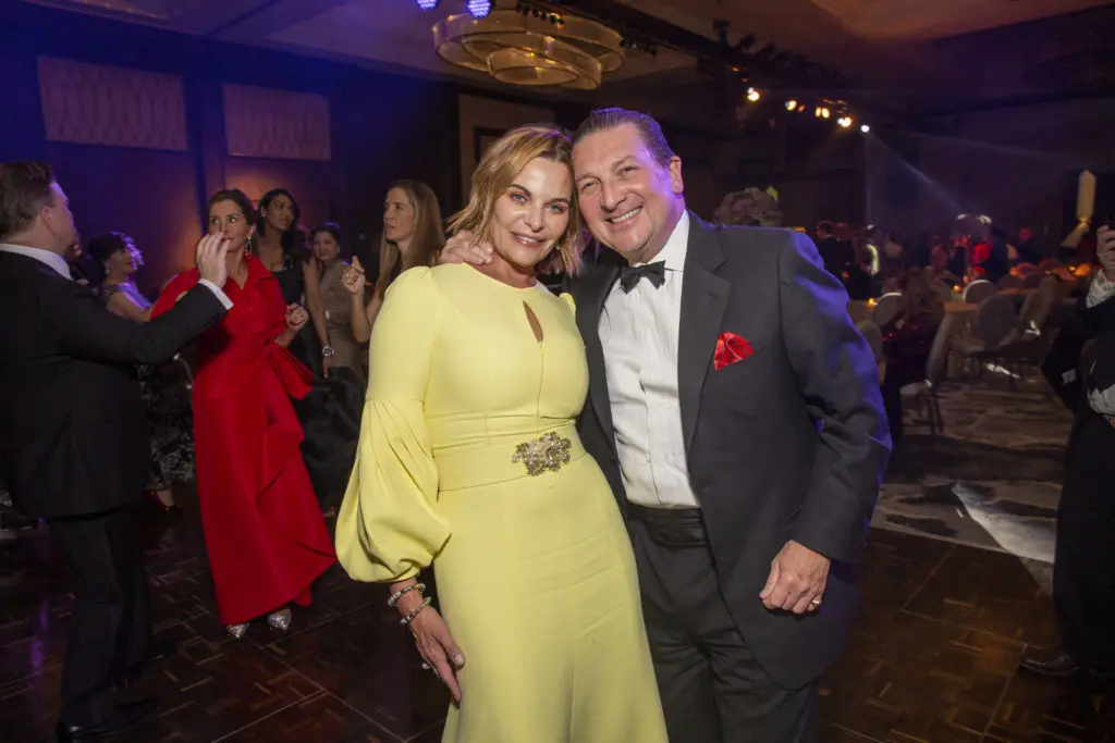 Micheline & Dr. German Newall at the Rothko Chapel 50th anniversary celebration.   (Photo by Jenny Antill Clifton)