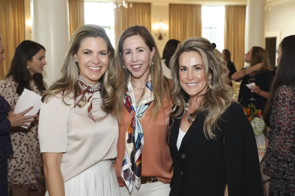 Molly Van Amburgh, Hannah Witten and Sara Wagner at the Desert Rose Fashion Show and Luncheon at River Crest Country Club on November 10, 2021. (Photo by/Ellman Photography)