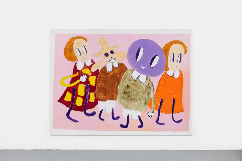 André Butzer’s "Untitled," 2021, at Nino Mier Gallery