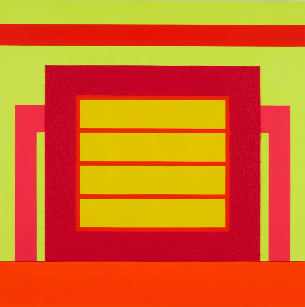 Peter Halley's "Sanctum," 2011, at James Barron Art 