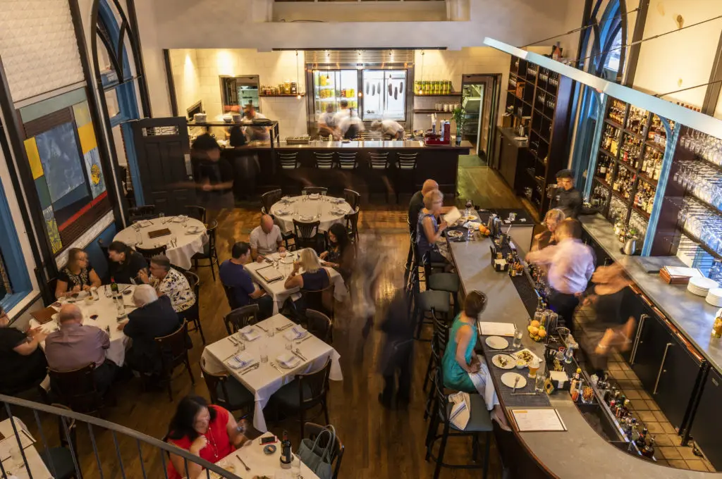 The One Fifth restaurant space is going to turn into Georgia James Steakhouse. For a short run.
