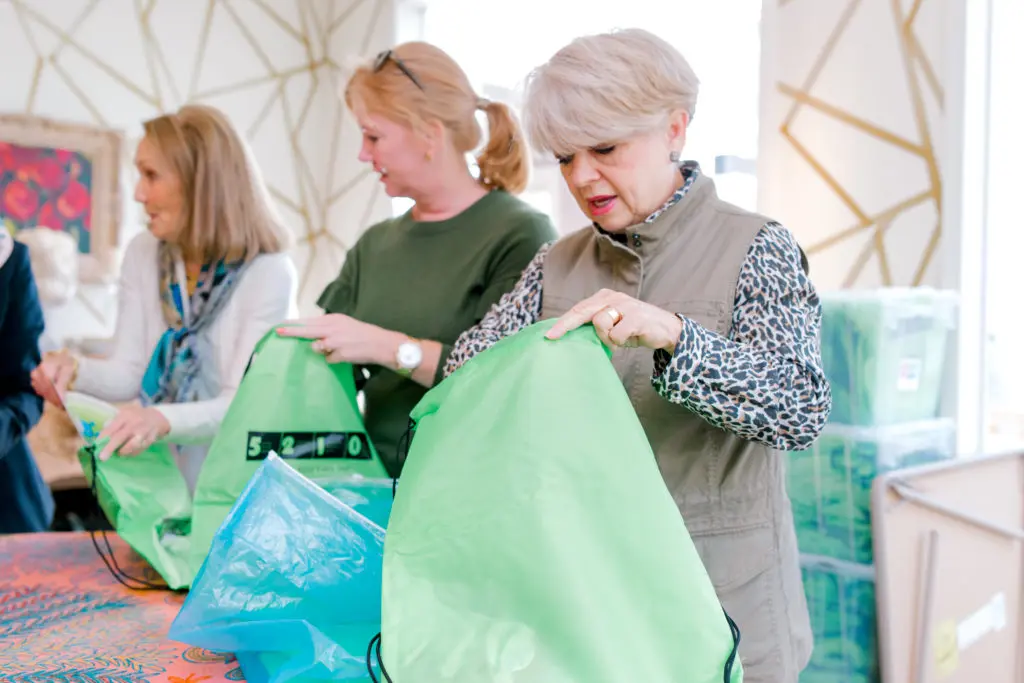 Jewel Charity Members complete service projects for Cook Children's Medical Center as a part of the Jewel Charity Ladies' Event  (Photo by Canon Sawyer / Canon Elizabeth Photography)