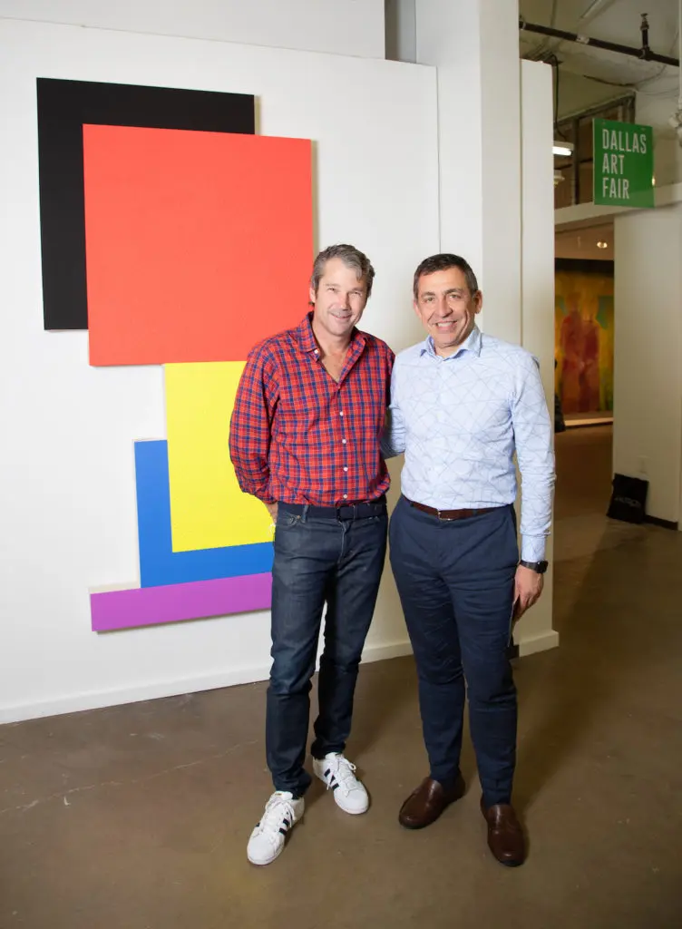 Alden Pinnell at the Dallas Art Fair Preview, 2021. (Photo by Exploredinary)