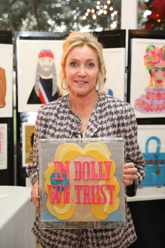 Ashley Zarr at The Clubs of Houston Oaks Holiday Market (Photo by Priscilla Dickson)