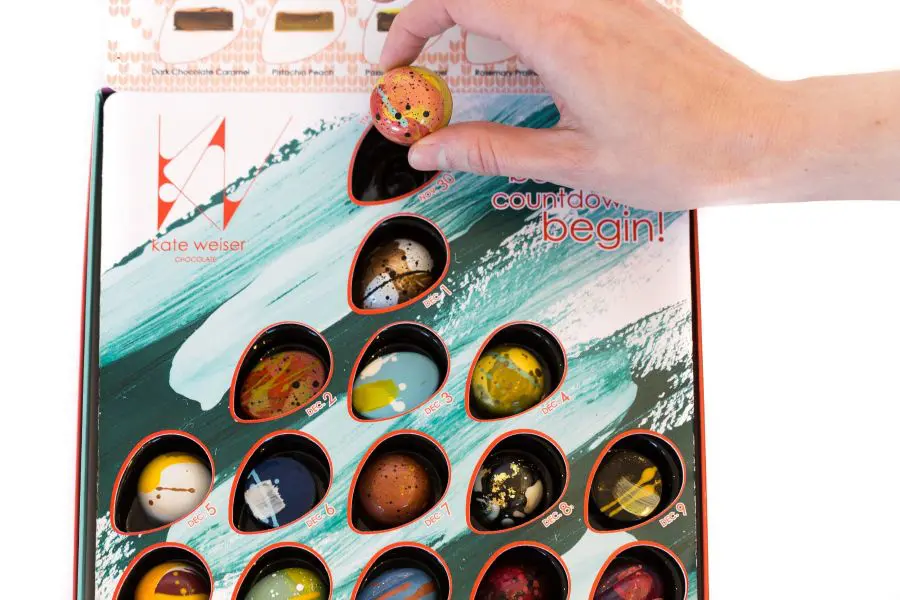 Calendar – Kate Weiser Chocolates count down to Christmas