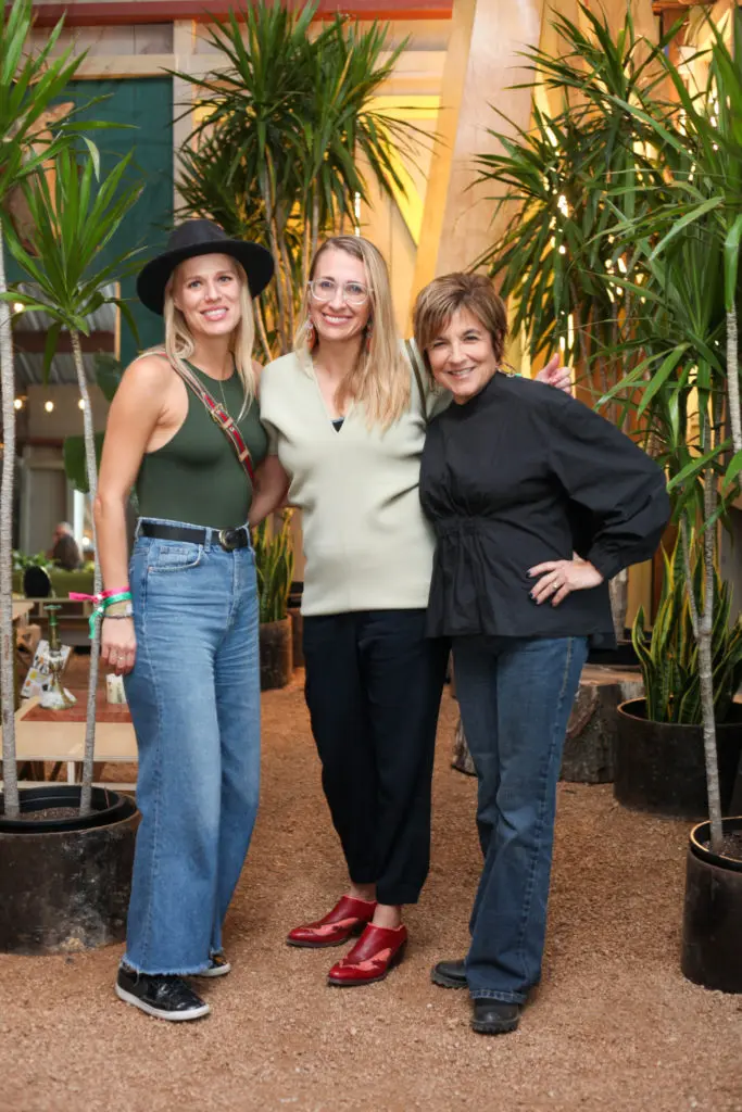 Camilla Norman, Caroline Cole, Rose Hollinshead  (Photo by Chris Pierre Bachman)