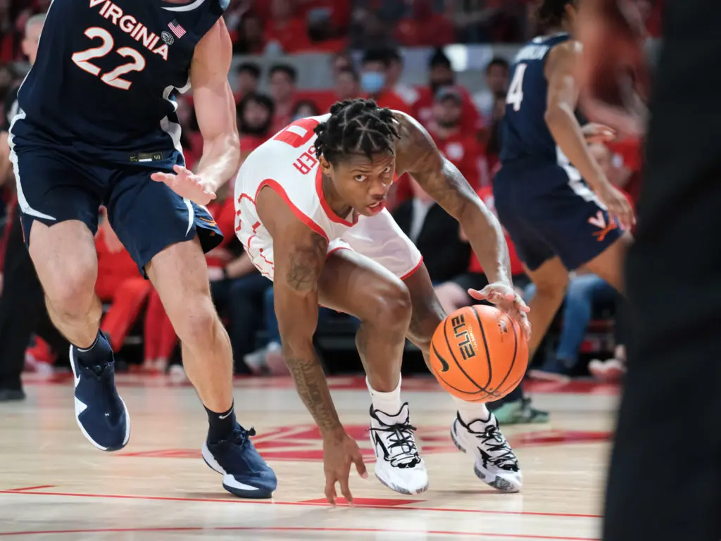 UH guard Marcus Sasser always draws a lot of attention.  (Photo by F. Carter Smith)