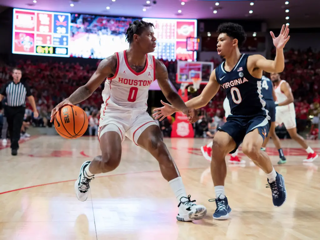Marcus Sasser knows how to control games for UH.  (Photo by F. Carter Smith)