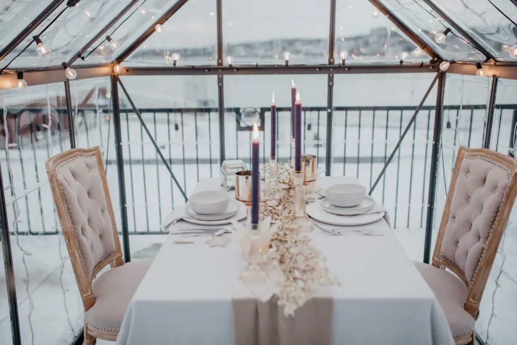 Dine under the stars in Quebec City. (Auberge Saint-Antoine)