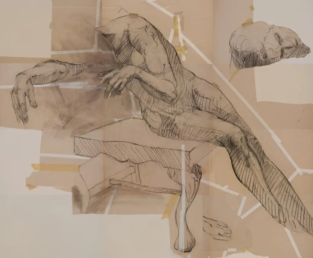 Venice Biennale-exhibited James Drake's charcoal on paper, "City of Tells, La Malinche," 2004, is Lot 19 in the Rothko Chapel Benefit Auction. Find the auction on Artsy; bidding closes Saturday, November 6, 2021, at 9 pm CDT, and is open to the public.