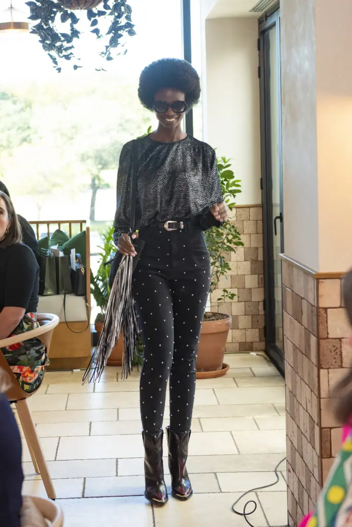 A fashion presentation took place during the Partners Card Preview Event. (Photo by Tamytha Cameron)