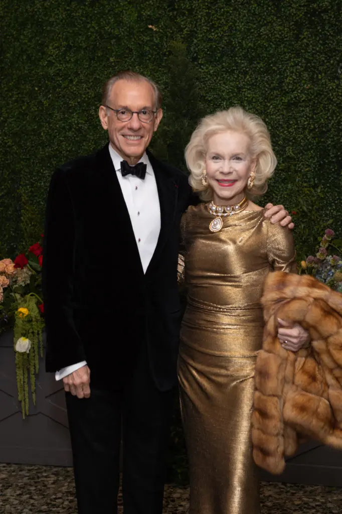 Gary Tinterow, Lynn Wyatt at the Museum of Fine Arts, Houston Grand Gala Ball. (Photo by Jenny Antill)