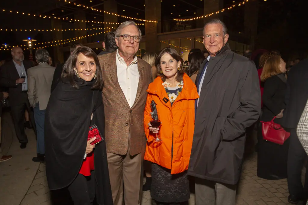 Jenny Elkins, Ron Walker, Judy & Charles Tate at the Buffalo Bayou Partnership gala (Photo by Jenny Antill)