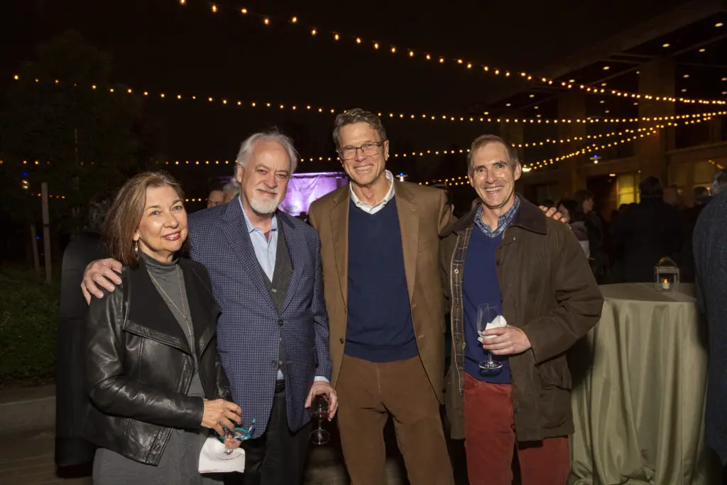 Lynn & Ty Kelly, Guy Hagstette, Doug Lawing at the Buffalo Bayou Partnership gala (Photo by Jenny Antill)