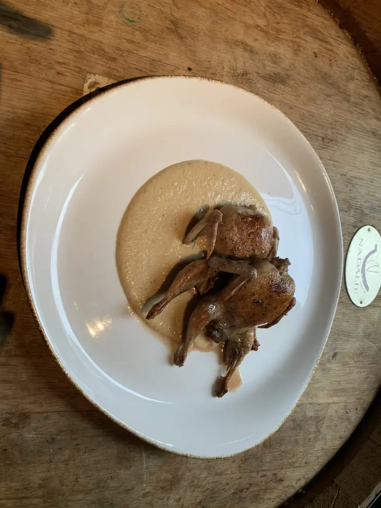 Mole de Novia with quail graces the PIco's menu on Friday, December 10th. (Photo by Laurann Claridge)