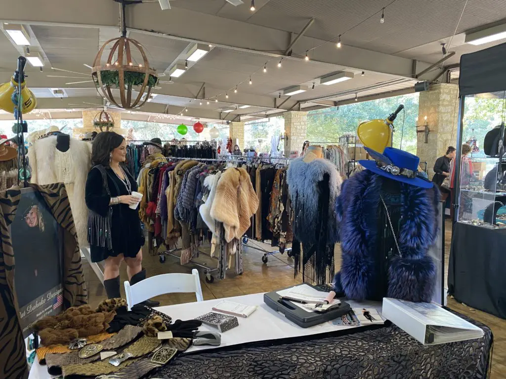 A variety of merchants filled both pavilions for the Holiday Market at The Clubs of Houston Oaks (Photo by Priscilla Dickson)