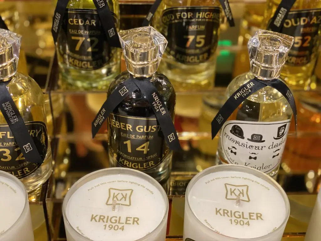 The naming of each fragrance includes the last two digits of the year the fragrance was created.