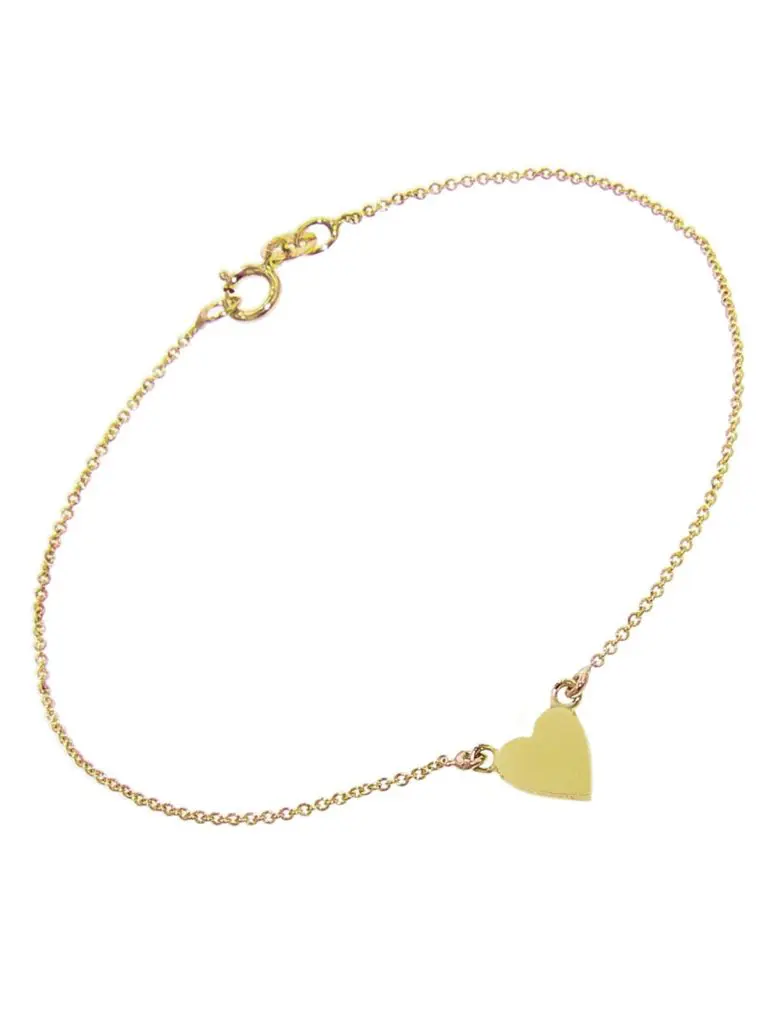 Dainty Jennifer Meyer yellow gold bracelet is perfect for everyday stacking.
