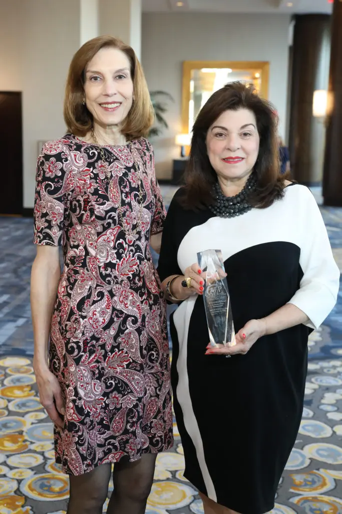 Jenifer Jarriel and Houston Children's Charity founder and CEO Laura Ward at the National Philanthropy Day Awards Luncheon (Photo by Priscilla Dickson)