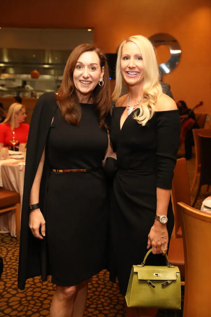 Amalia Stanton, Laurie Krohn at the Best Dressed luncheon held at Tony's.  (Photo by Priscilla Dickson)