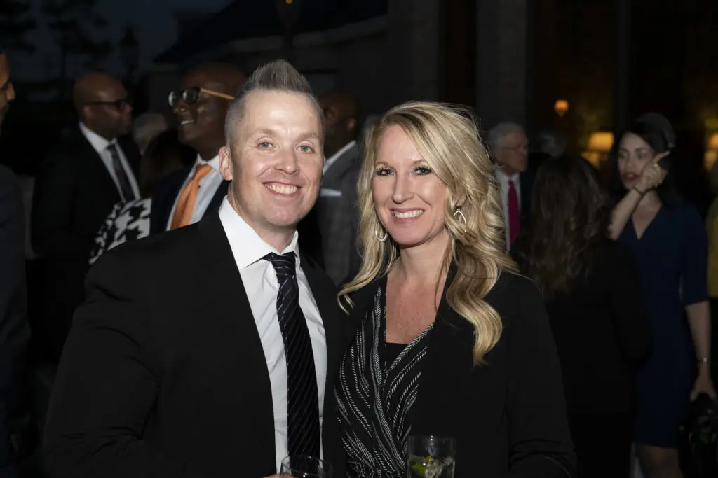 Kurt & Sara Power at the Scenic Houston annual dinner.